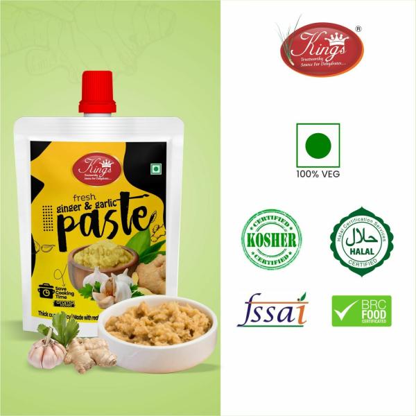Kings GingerGarlic Paste250 gram JioMart