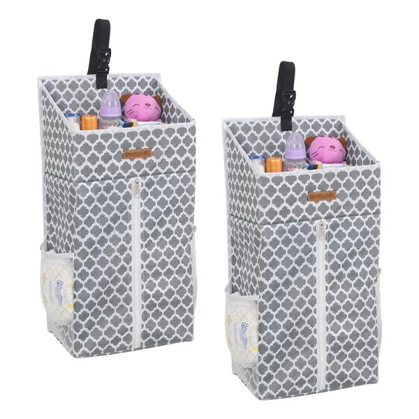 PrettyKrafts Nursery Organizer and Baby Diaper Caddy Hanging Diaper