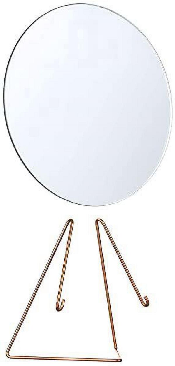 Herrlich Homes Frameless Free Standing Makeup Mirror, Stainless Steel Table Vanity Mirror JioMart