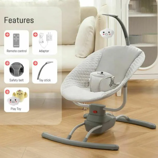 StarAndDaisy Baby First Swing Remote Control Baby Swings for Infants