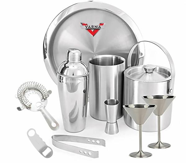VARNA STAINLESS STEEL Premium Barware Bar Accessories Bar Set