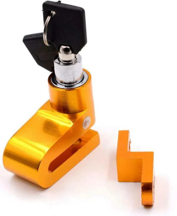 Samite Silver Steel Anti Theft Security Disk Brake Lock For Bike Cycle