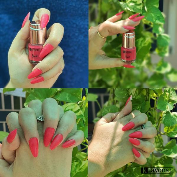 Krayons Crazy Gel Nail Enamel Waterproof Multicolor 8 ml Each Combo