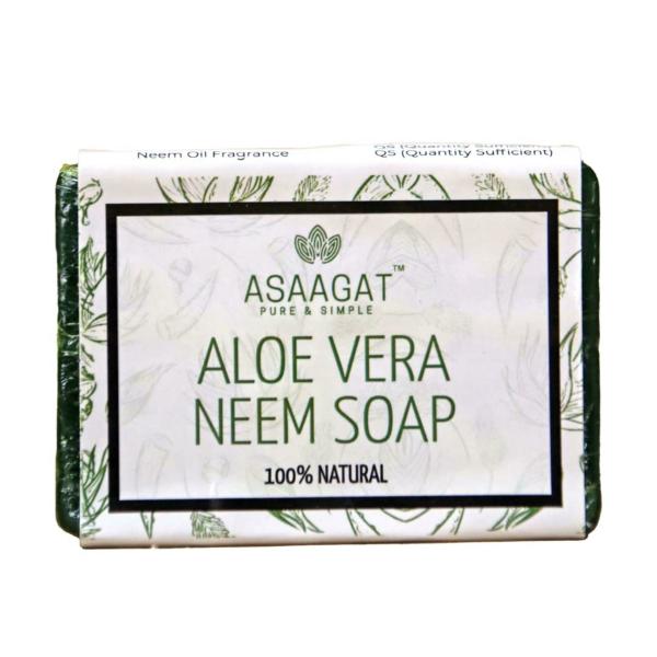 Asaagat Aloe Vera Neem Soap, 100 g JioMart