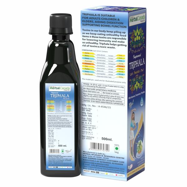 Harc Herbal Canada Triphala Ras 500ml Good for liver health