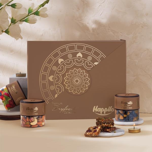 Happilo Dry Fruit Celebrations Gift Box Saturn 500g JioMart