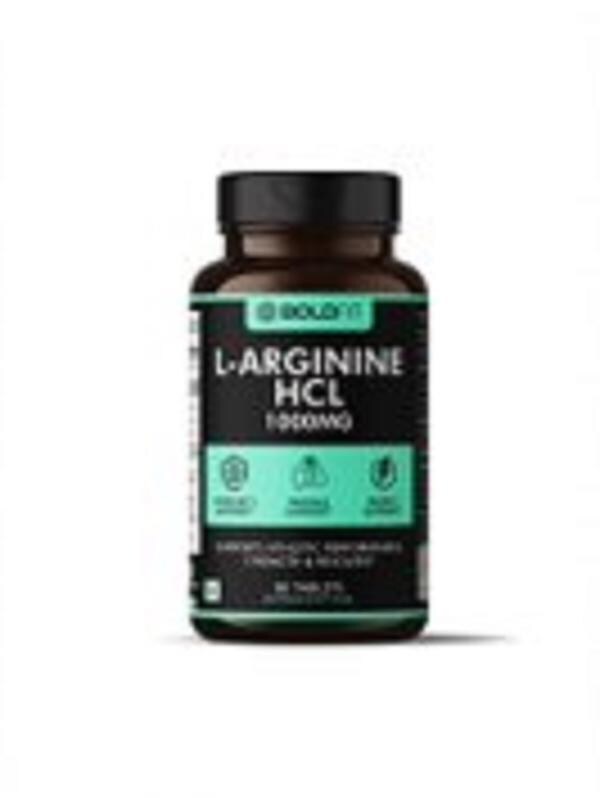 Boldfit L Arginine 1000mg Supplement, Nitric Oxide Supplement for
