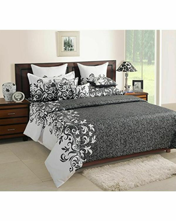 Swayam Floral Design Cotton Double Bedsheet with 2 Pillow Covers (274.