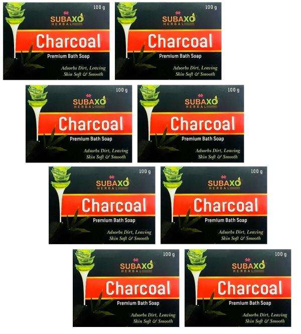 SUBAXO Charcoal Bath Soap | Premium Bath Soap for Deep Cleaning & Anti ...