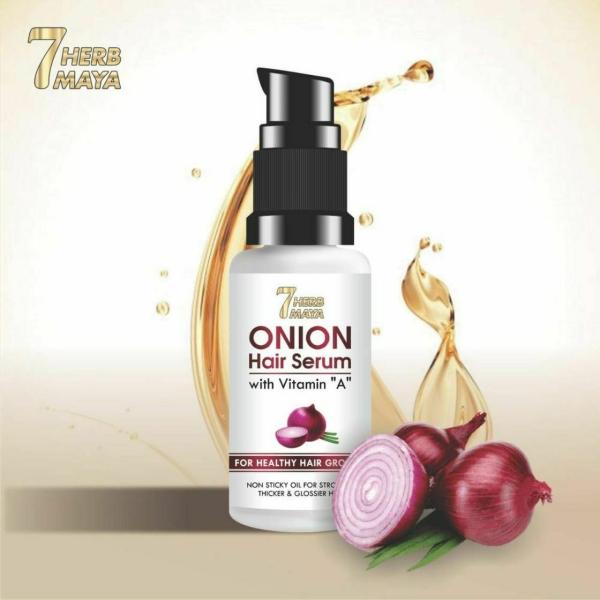 7Herbmaya Hair Serum and Oil Onion for Anti Hair Fall and Nourishment