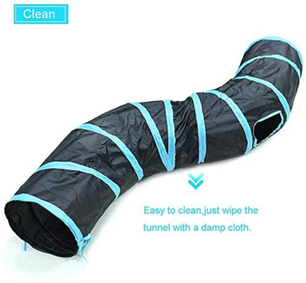 Pets Empire 2 Way Collapsible S Shape Small Animal Tubes Kitty Tunnels