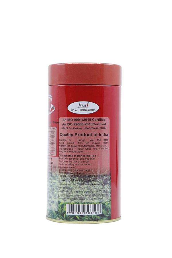 INDIA Global Rose Green Tea For Glowing Skin Made with 100 Whole