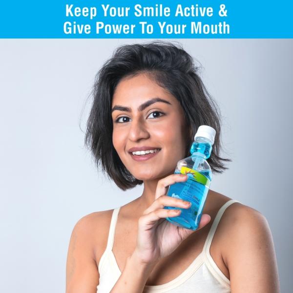 DR. MOREPEN Active Smile Advanced Mouthwash with Mint 150ml JioMart