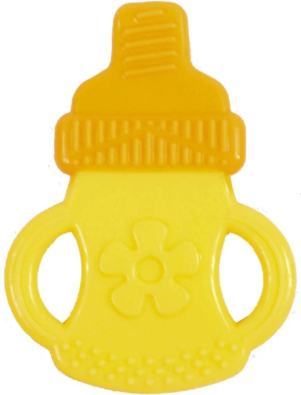 Ole Baby Orange Silicone Bottle Shape Food Nibbler Feeder Teether For