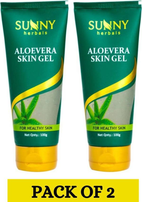 Sunny Herbals Aloevera Skin Gel 100 g (Pack of 2) JioMart
