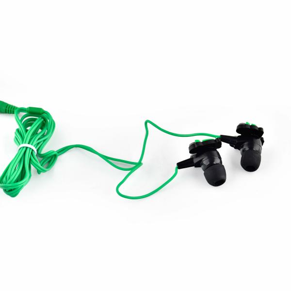 Scoobies Scooter Charm Earbuds Ear Wired Earphones Frisky Green Scooter Design 3.5 mm Jack