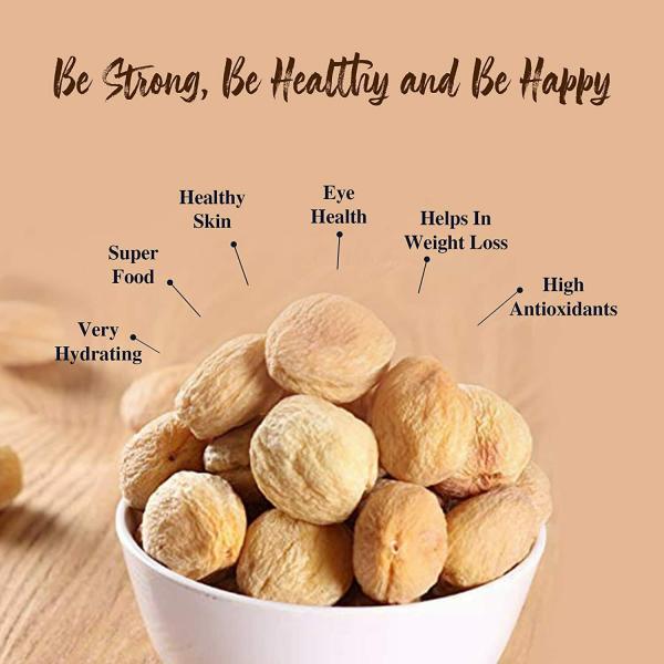 Town Grocer Dried Apricot 500g Each (Pack of 2), Dehydrated Sweet Dried Fruit High Fiber Fruit