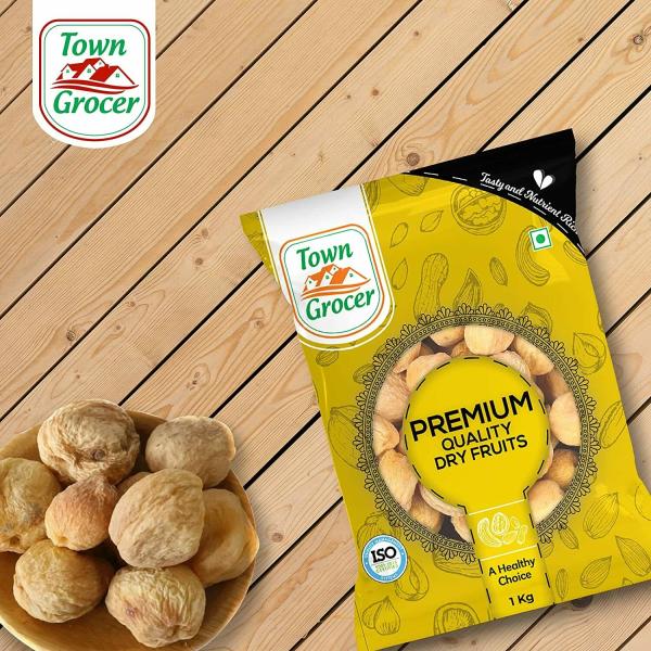 Town Grocer Dried Apricot 500g Each (Pack of 2), Dehydrated Sweet Dried Fruit High Fiber Fruit