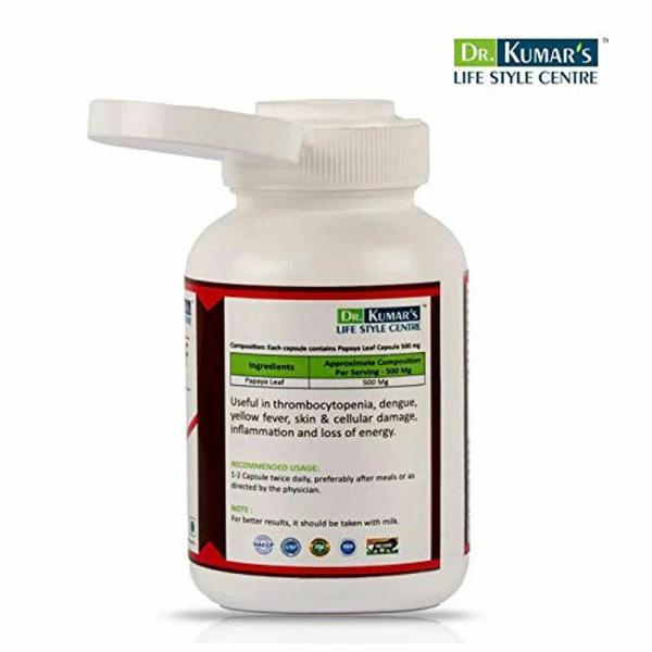 Dr Kumar's Lifestyle Center Papaya Leaf Extract for Blood Platelets