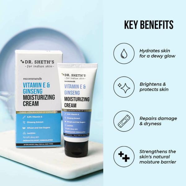 Dr. Sheth's Vitamin E & Ginseng Moisturizing Cream50g JioMart