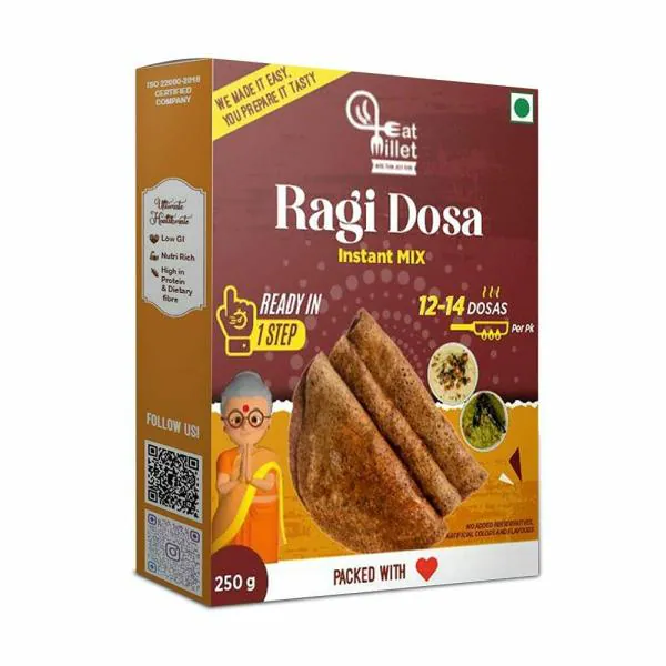 EAT MILLET RAGI DOSA , Foxtail DOSA , Multi Millet DOSA Instant MIXES Pack of 3 JioMart