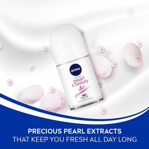JM ROYAL'S MAGIC Nivea Pearl And Beauty Roll On For Women 150 Ml