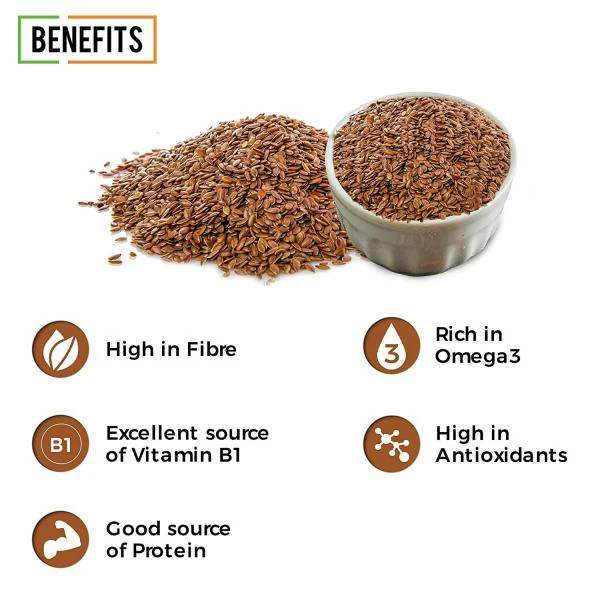 Indo Store 99 Organic Flax Seeds 200g-Non-GMO Alsi Seeds Omega-3 Flax Seeds  for Hair Growth Diet Food - JioMart