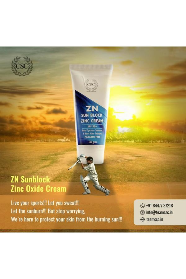 zinc oxide paste sunscreen