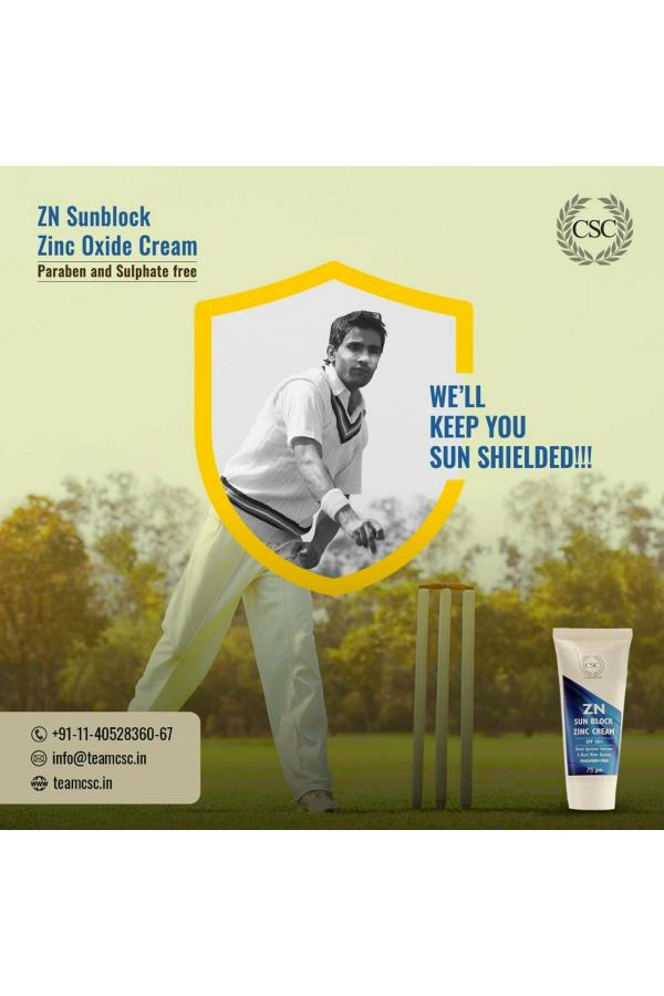 zinc oxide paste sunscreen