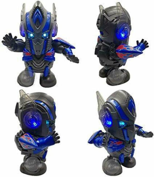 Sanjary Multicolor Plastic Light And Music Dancing Hero Action Figure
