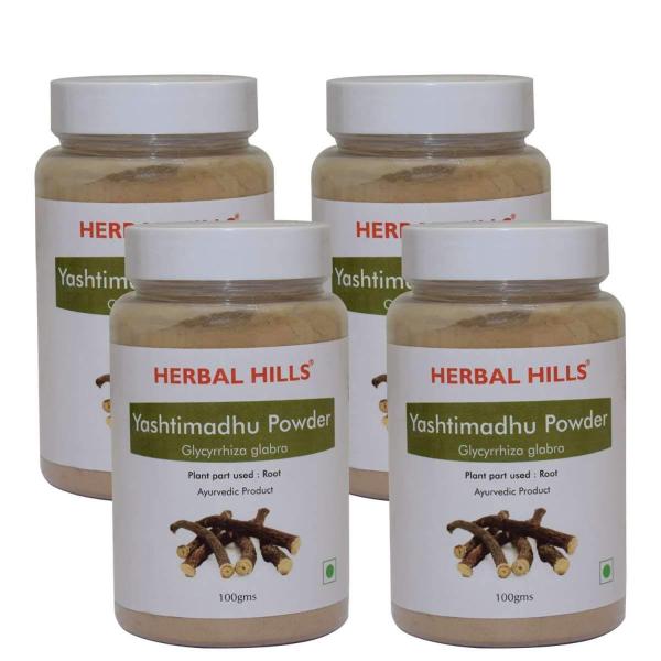 Herbal Hills Yashtimadhu Powder 100 g (Pack of 4) JioMart