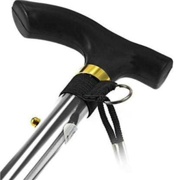 Paxmax 4 Sections Folding Walking Stick l health equipment l Body releaf equipments l patient