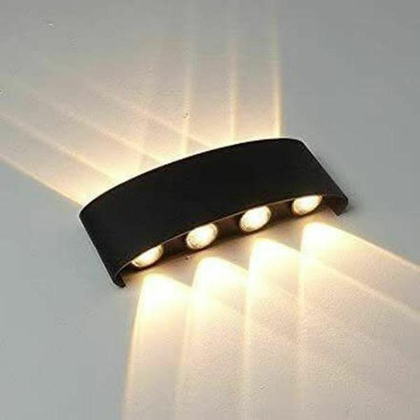 P R PRASHANT Adjustable Black Step Light Wall LampSurface Mounted (Pack