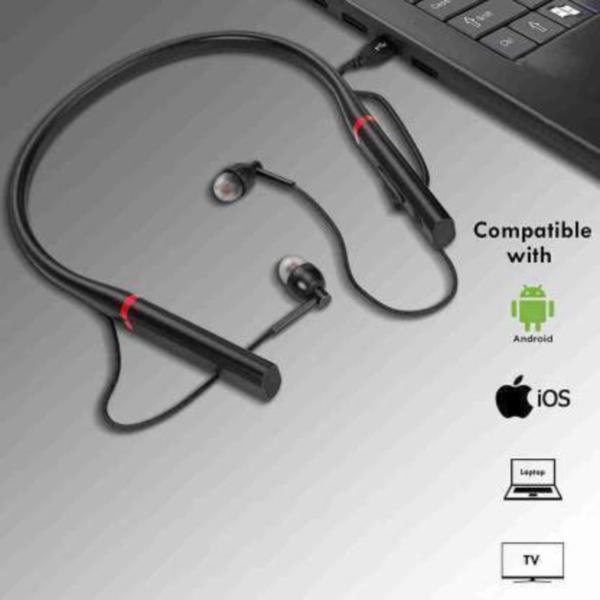 Cihlex Ch27 Flexible Bluetooth Headphone Neckband Earphones With Long