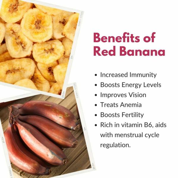 HAYYFOODS Red Banana Malt Best Fertility Booster Iron Rich Foods