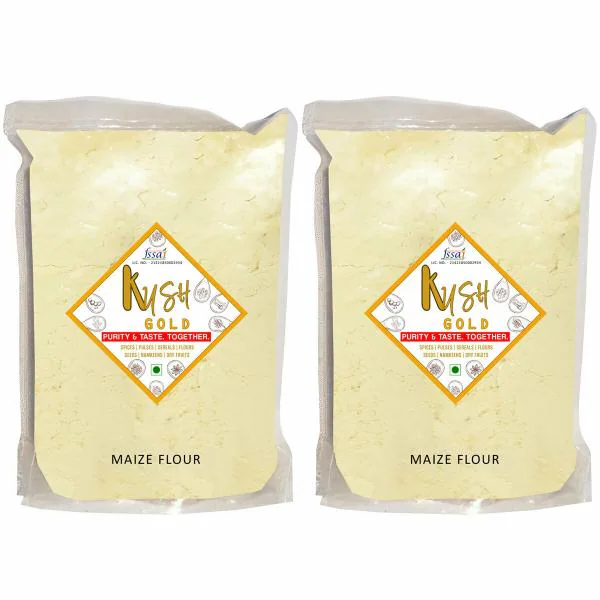 Kush Gold Makki (Maize / Corn Flour) Atta / Makke Ka Atta / Makka Atta