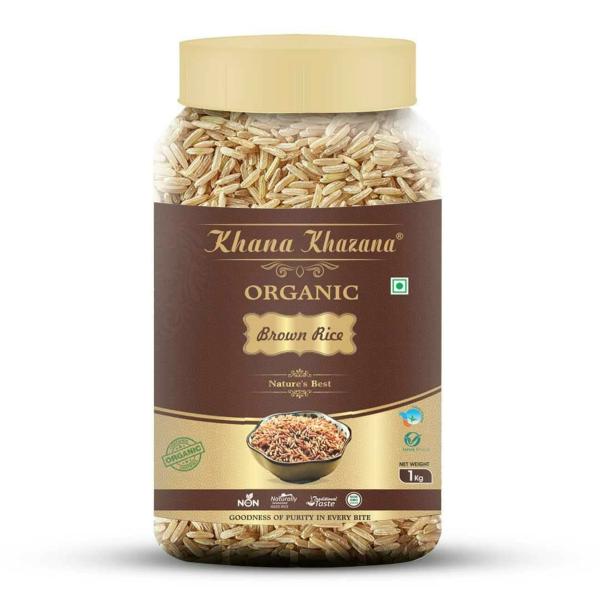 Khana Khazana Organic Brown Rice With Biryani Basmati Rice And