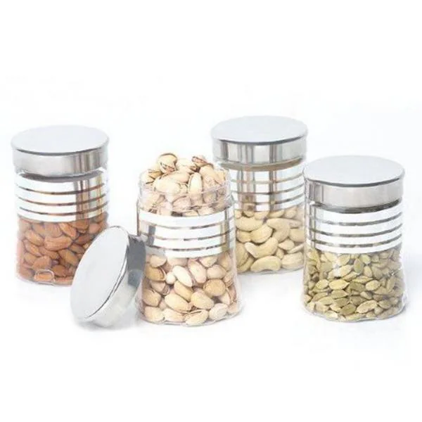 Steelo Clear Belly Container, 500 Ml (Set Of 4) JioMart