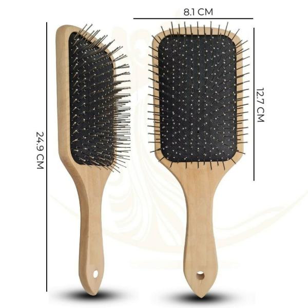 HUDA GIRL Anti-Bacterial Bamboo Hair Brush anytime Styling - Detangling Hair  Comb for Men & Women - JioMart