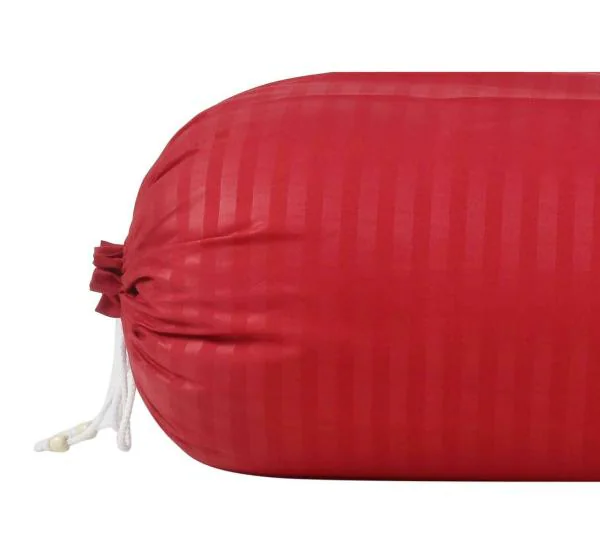 Kuber Industries Linning Design Cotton Bolster Cover,Set of 2,16"x32