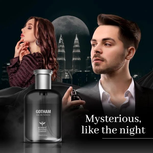 Bombay Shaving Company Gotham Perfume for Men, Long lasting EDT, 100ml