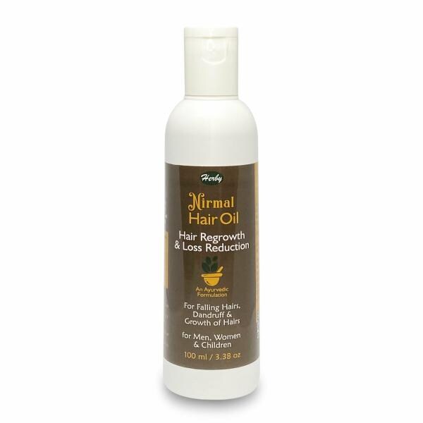 Herby Nirmal Hair oil Regrowth, AntiDandruff, hair & Scalp All Round Care 100ml JioMart