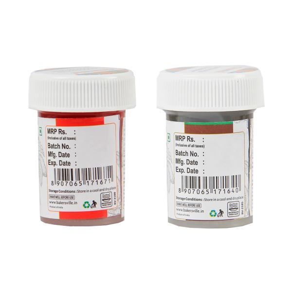 Colourmist Edible Cocoa Butter Colour Paint, Pack Of 2 Assorted Colours