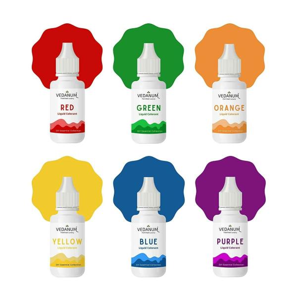 VEDANUM Liquid DIY Soap Making Pigments 15 ml (Pack of 6) JioMart