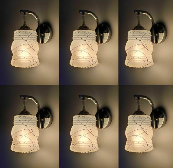 PR Prashant LED White Swing Arm Wall Lamp Without Bulb Surface Mounted