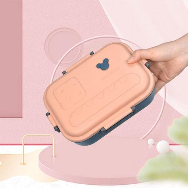 MT HUB Yum Tum 800ml Stainless Steel & Plastic Lunch Box 3 Containers Lunch Box JioMart