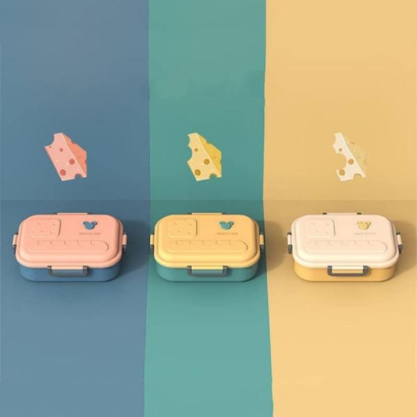 MT HUB Yum Tum 800ml Stainless Steel & Plastic Lunch Box 3 Containers Lunch Box JioMart