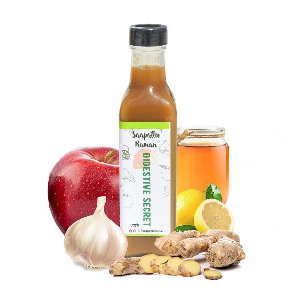 Saapattu Raman Apple Cider Vinegar With Mother With Ginger, Garlic