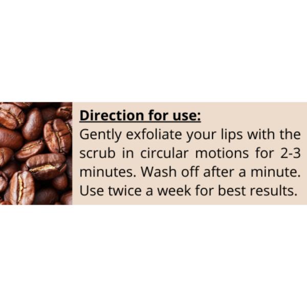 WILD RIVERS Coffee Lip Scrub for Dark , Pigmented & Chapped Lips50g