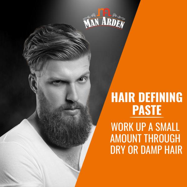 Man Arden Hair Defining Paste Professional Styling For Hair Volume, Dry Hair  - Medium Gloss Finish, High Hold Long Lasting, Easy Wash Off, Anytime  Re-Stylable, 50gm - JioMart